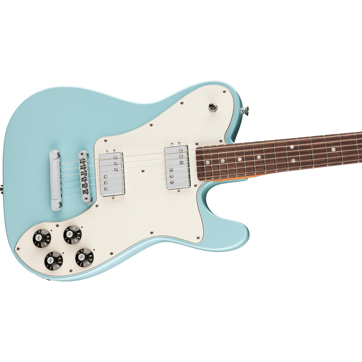 Fender Kingfish Delta Day Telecaster Deluxe Signature Electric Guitar - Daphne Blue