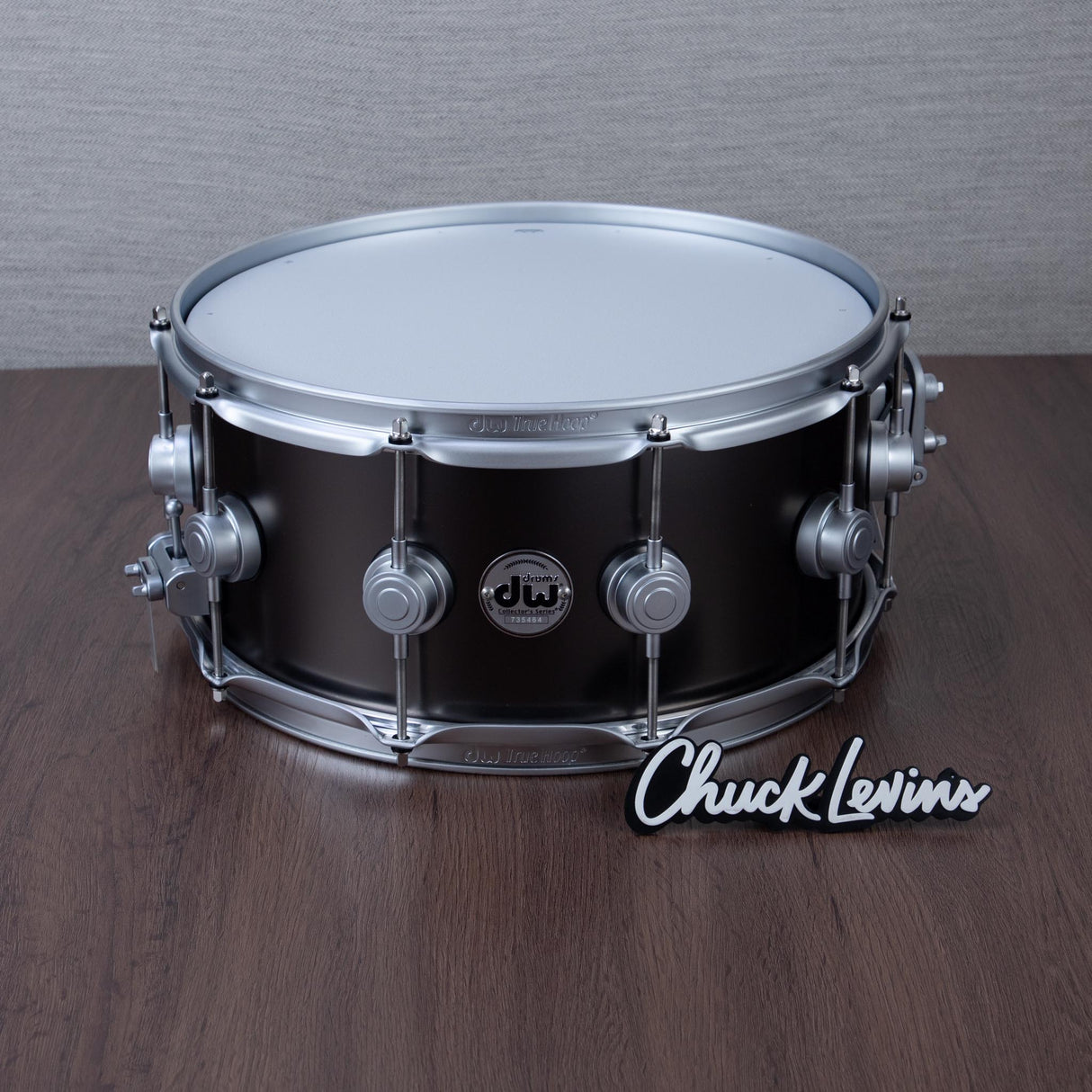 DW 6.5 x 14-Inch Collector's Series Brass Snare Drum - Satin Black