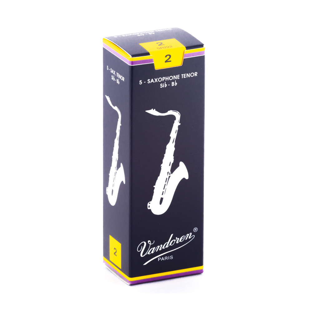 Vandoren Traditional 5-Pack Tenor Saxophone Reeds - 2