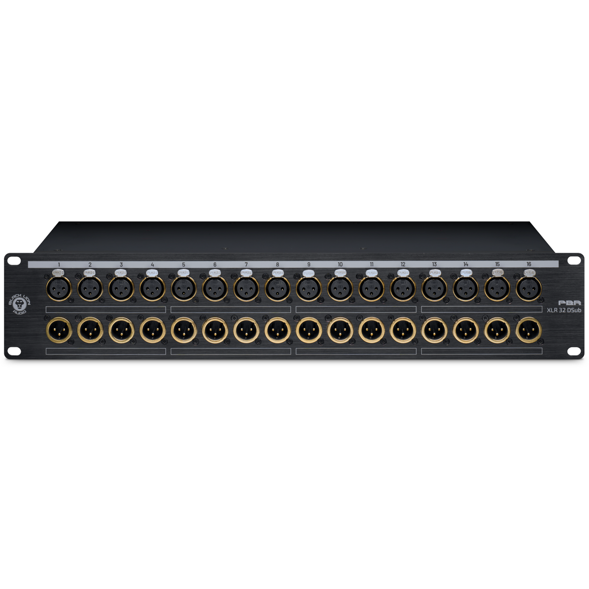 Black Lion Audio PBR XLR 32 DSub 32-Point XLR/DB25 Patchbay