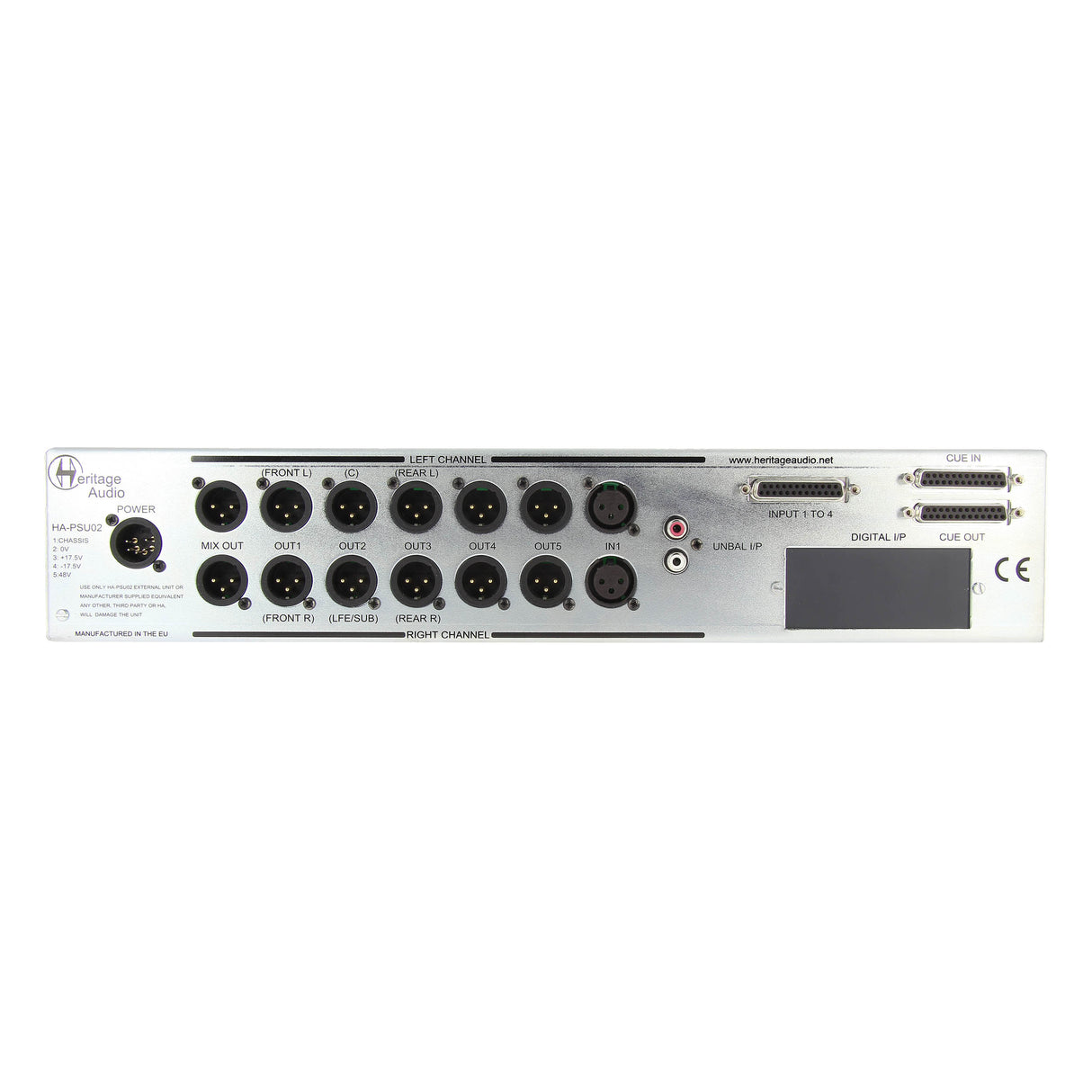 Heritage Audio RAMSystem5000 5.1 Rackmount Monitoring System