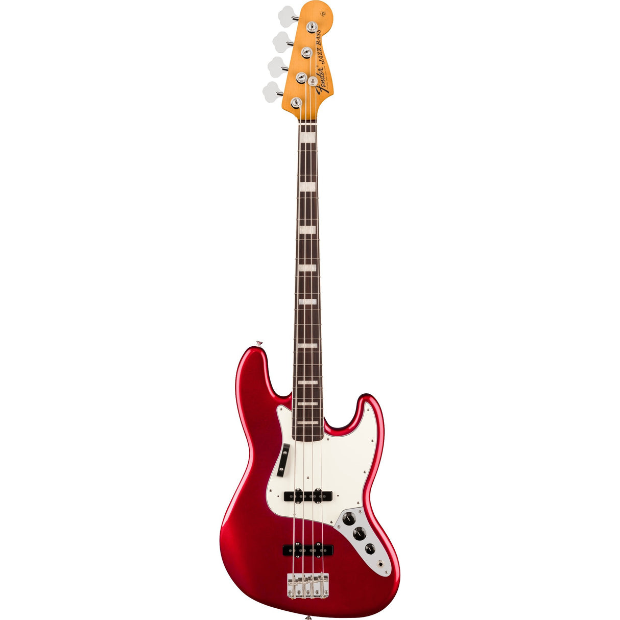 Fender Vintera III Early '70s Jazz Electric Bass Guitar, Rosewood Fingerboard - Candy Apple Red