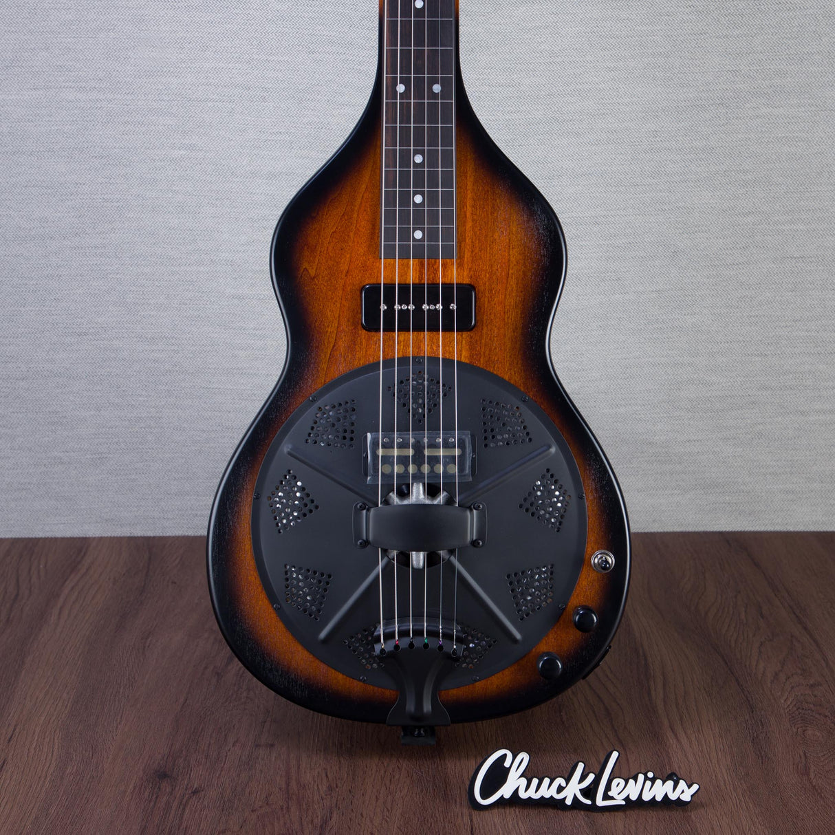 Beard Guitars Road-O-Phonic Lap Steel Acoustic Electric Guitar - Tobacco Sunburst - #287