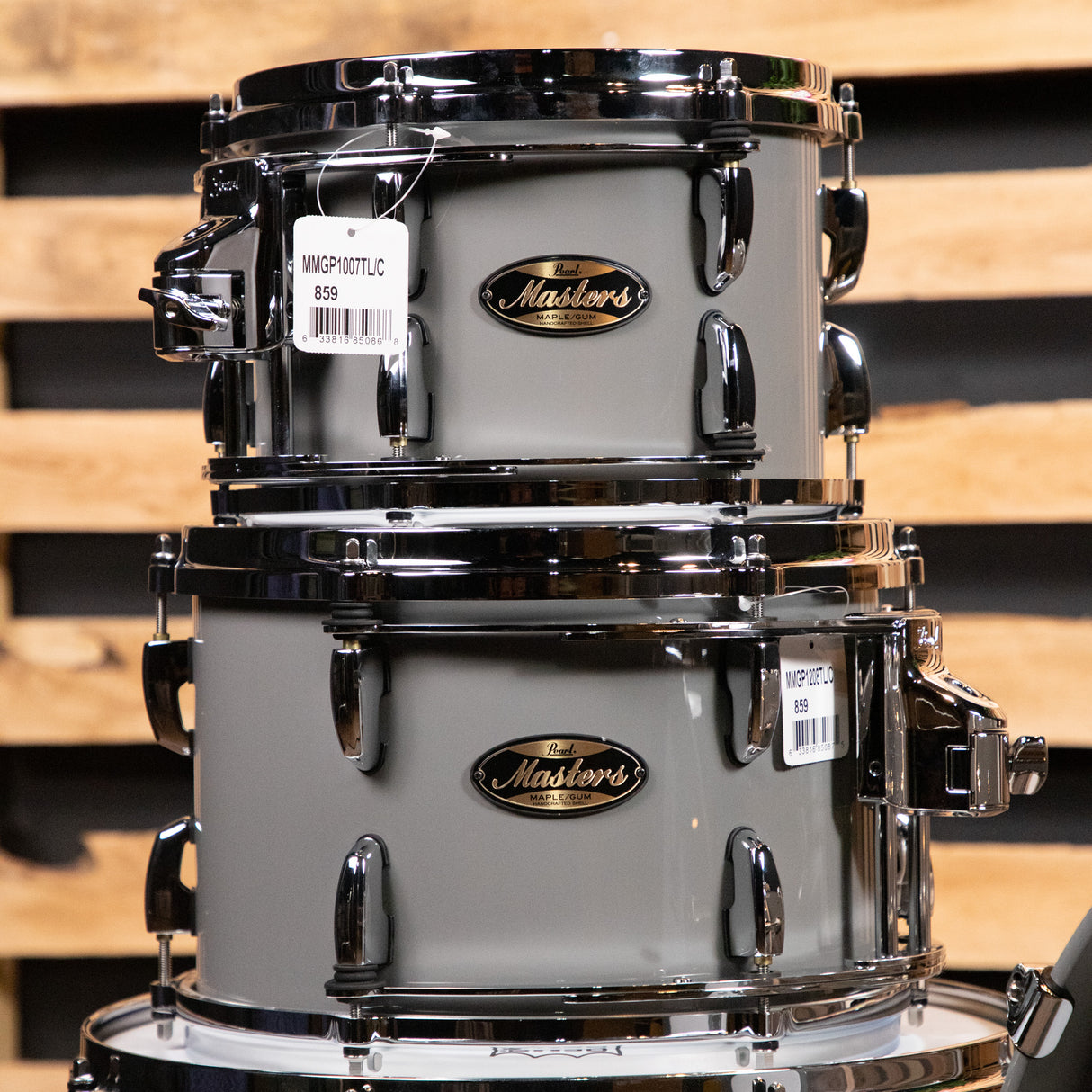 Pearl Masters Maple Gum 4-Piece Shell Pack - Putty Gray