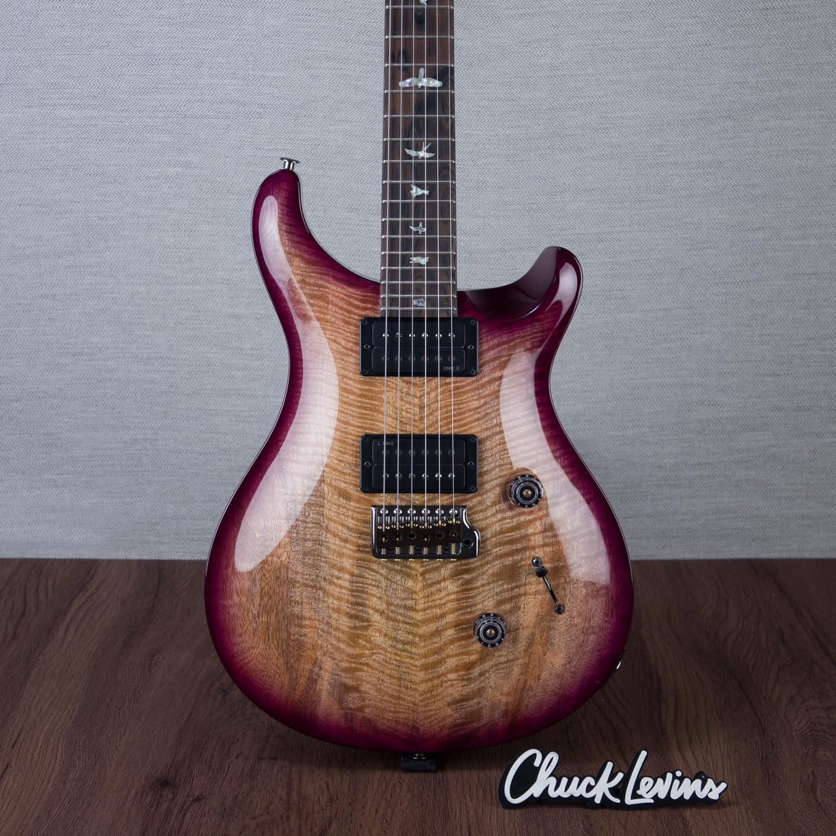PRS Custom 24 Mango Custom Color Electric Guitar - Natural Rapsberry Burst - #260422102