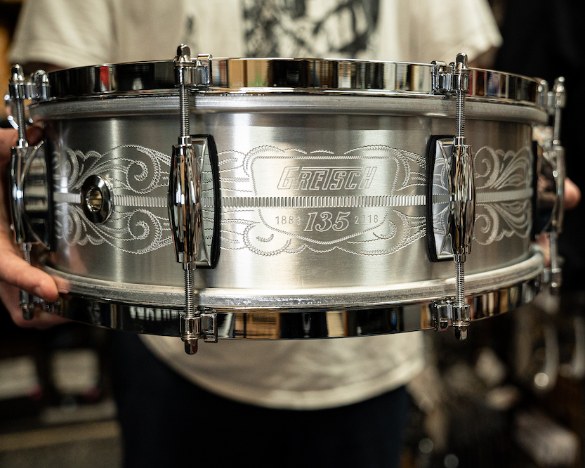 Gretsch 14" x 5" USA Custom 135th Anniversary Solid Aluminum Snare Drum