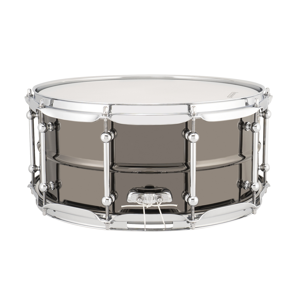 Ludwig Universal Metal 6.5x14 Brass Shell Snare Drum, Chrome-Plated Hoops