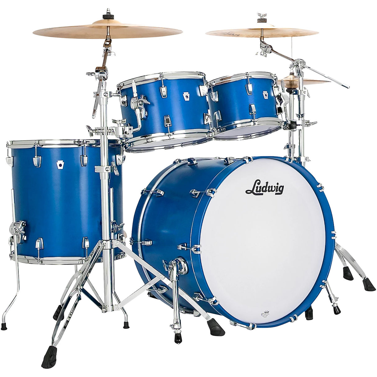 Ludwig Neusonic 4-Piece Mod 2 Shell Pack - Satin Royal Blue