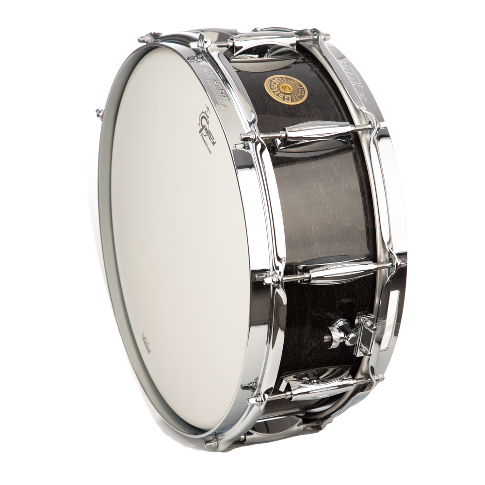 Gretsch Broadkaster 5x14 Snare Drum - Ebony Gloss