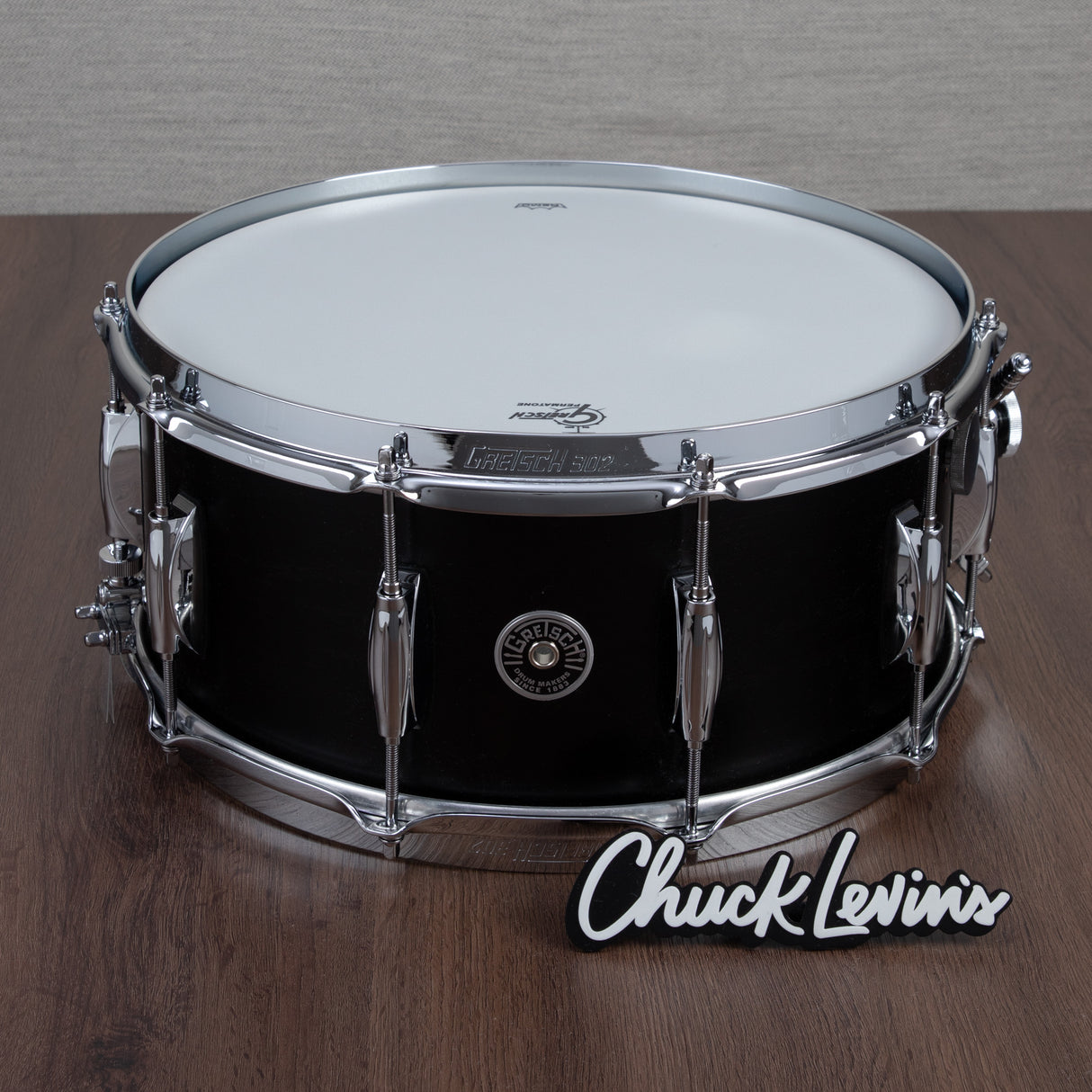Gretsch Brooklyn 6.5 X 14-Inch Snare Drum with Tone Control - Ebony Satin