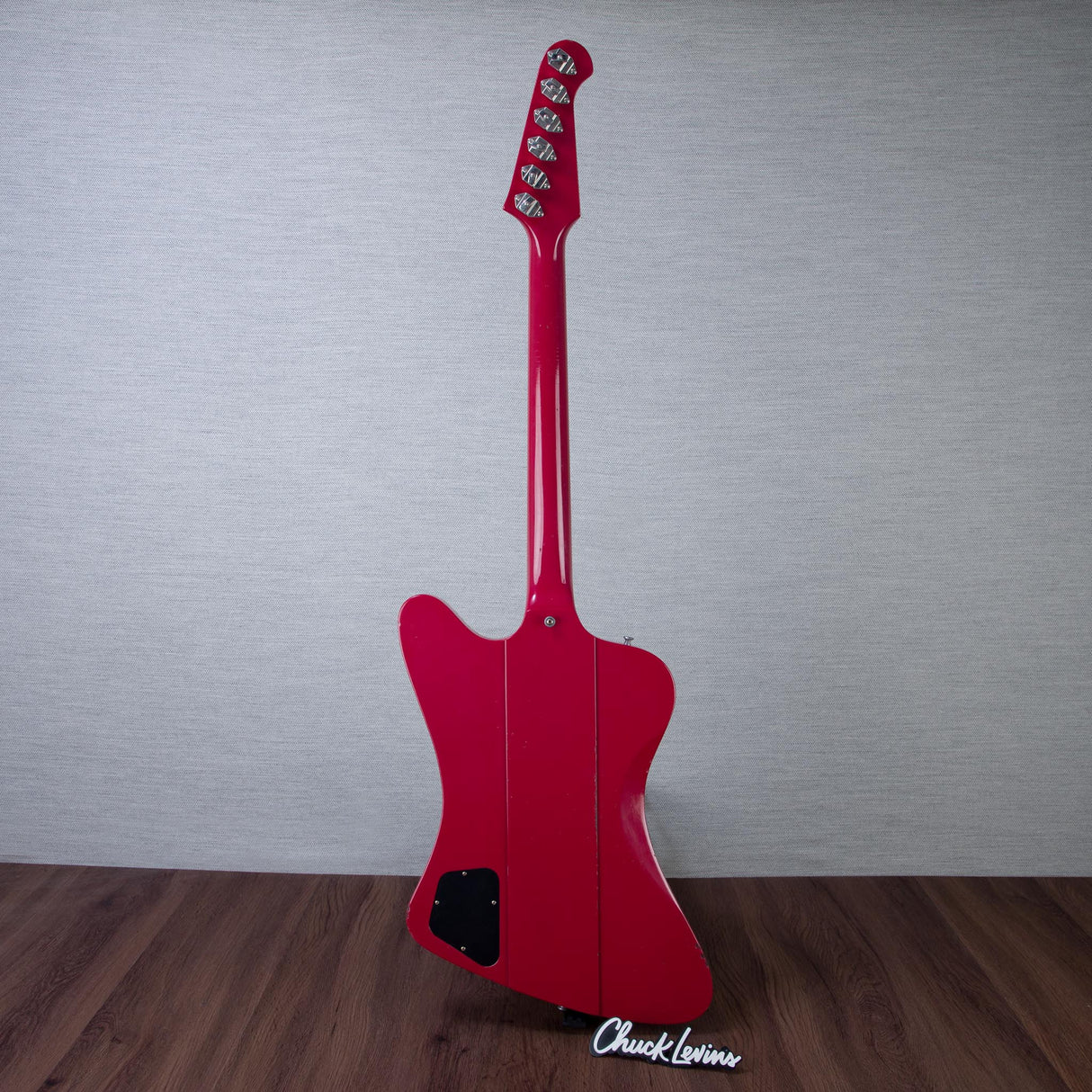 Gibson Custom Shop Murphy Lab 1963 Firebird V With Maestro Vibrola Electric Guitar - Light Aged Cardinal Red - #500233