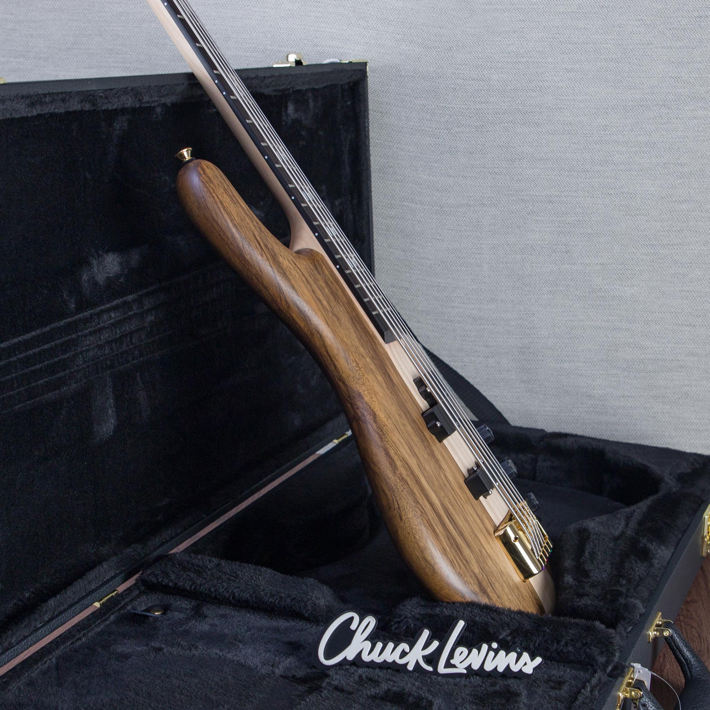 Spector Euro 5 LT Solid Korina Wings 5-String Electric Bass Guitar - Natural Satin - CHUCKSCLUSIVE - #NB23507