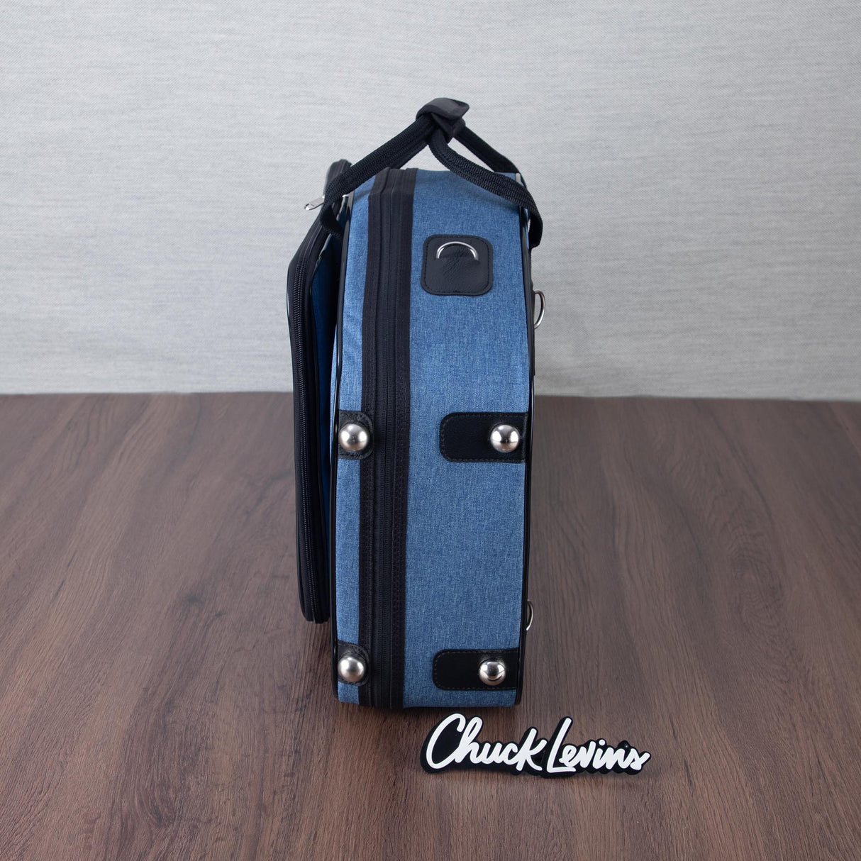 Marcus Bonna Alto and Curved Soprano Double Saxophone Case - Cationic Blue