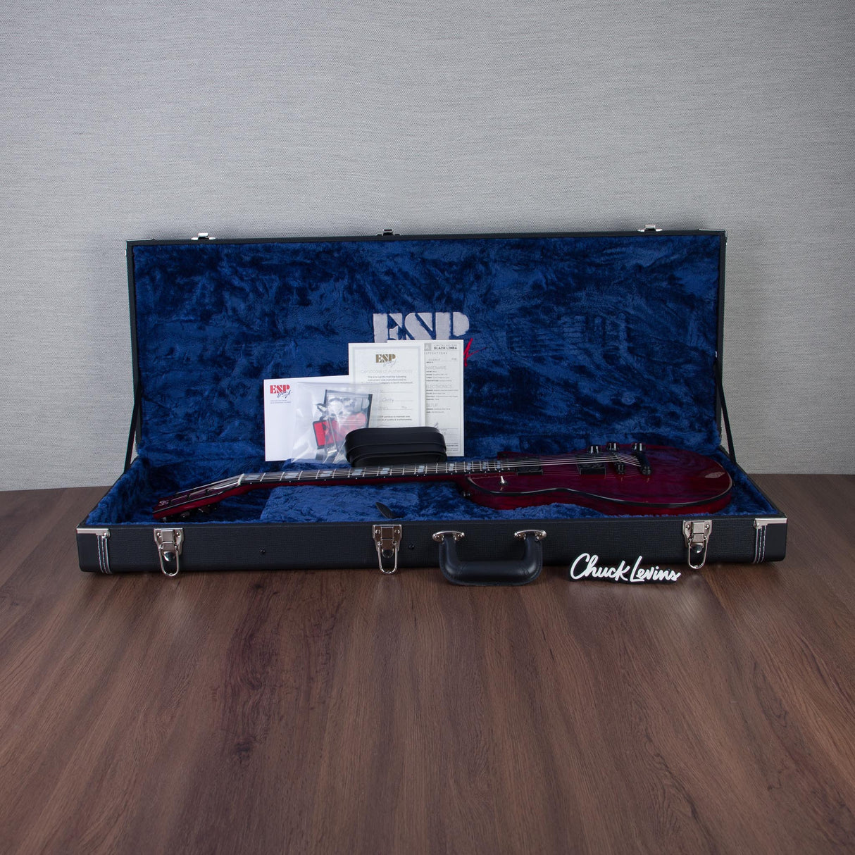 ESP USA Limited Edition Eclipse Electric Guitar - Black Limba - #US25415