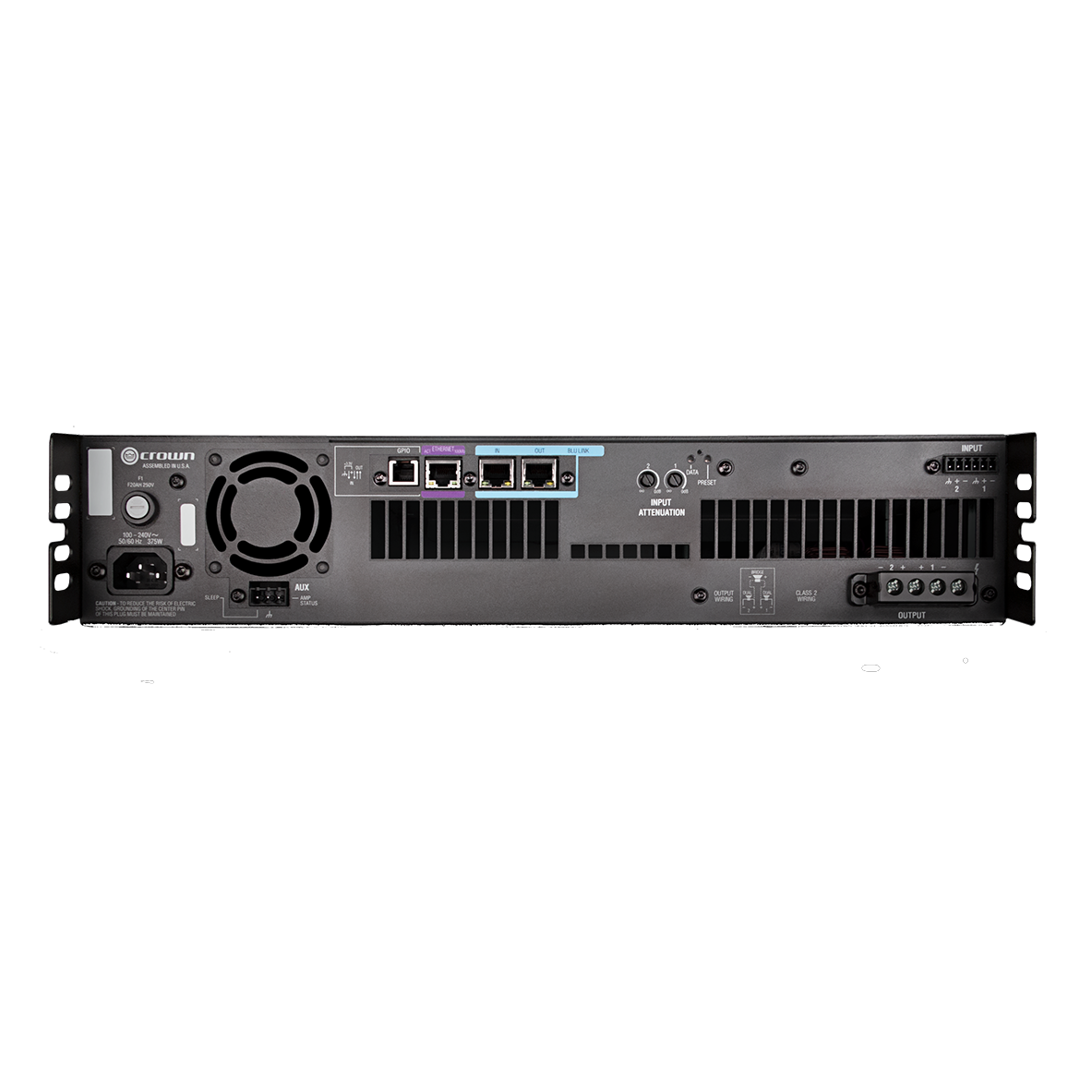 Crown Audio DCI 2|600N DriveCore Install 2-Channel 600W Network Amplifier with BLU Link - New