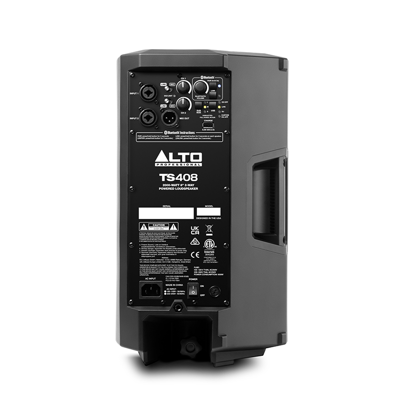 Alto TS408 2000-Watt 8-Inch 2-Way Powered Loudspeaker with Bluetooth DSP and App Control