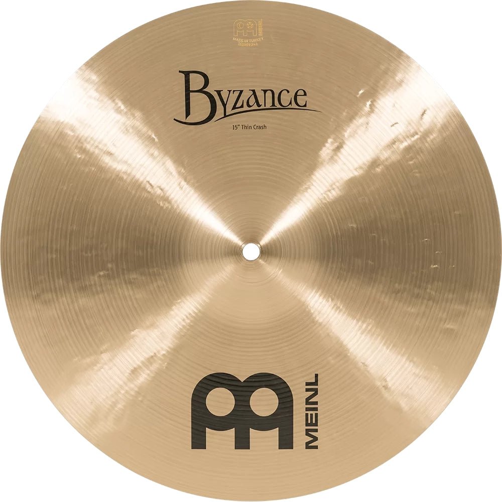 Meinl 15" Byzance Traditional Thin Crash Cymbal - New,15 Inch