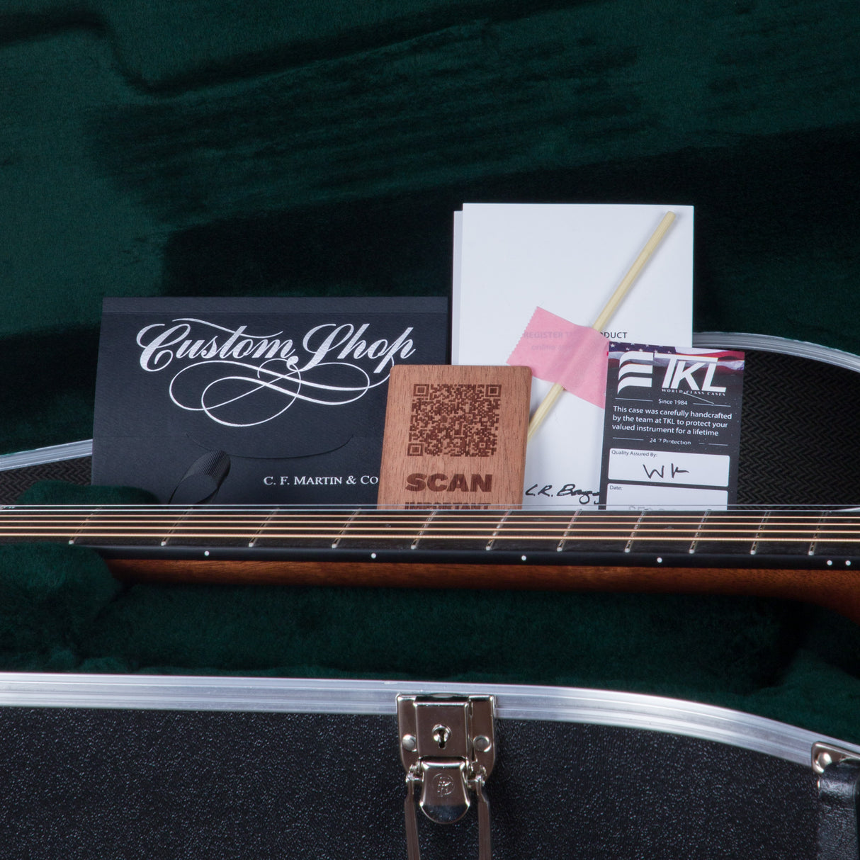 Martin Custom Shop D-28 Style Black Walnut/Italian Alpine Spruce Fishman Matrix VT Acoustic Electric Guitar - CHUCKCSCLUSIVE - #M2880833 - Mint, Open Box