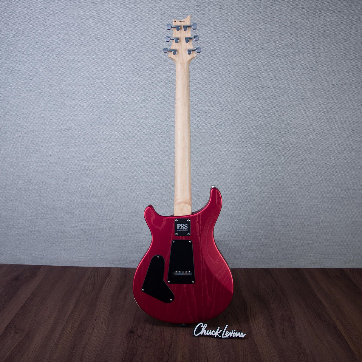 PRS Limited Edition CE 24-08 Swamp Ash Satin Electric Guitar - Red Apple Metallic - #250402392