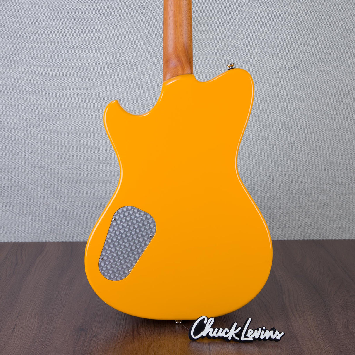 Powers Electric A-Type Electric Guitar - Signal Yellow - #B058