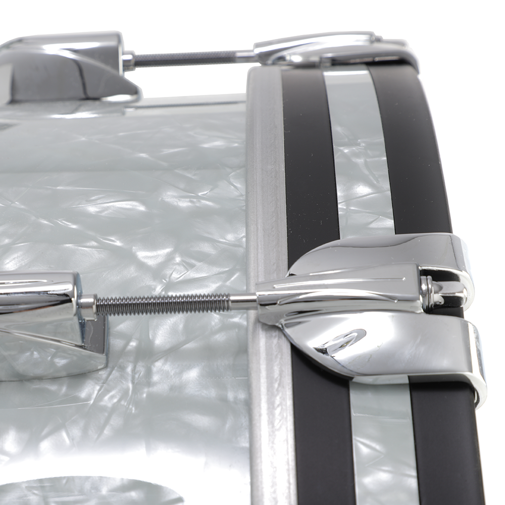 Gretsch USA Custom Nitron 3 Piece Shell Pack, 60's White Marine Pearl - 12/14/20