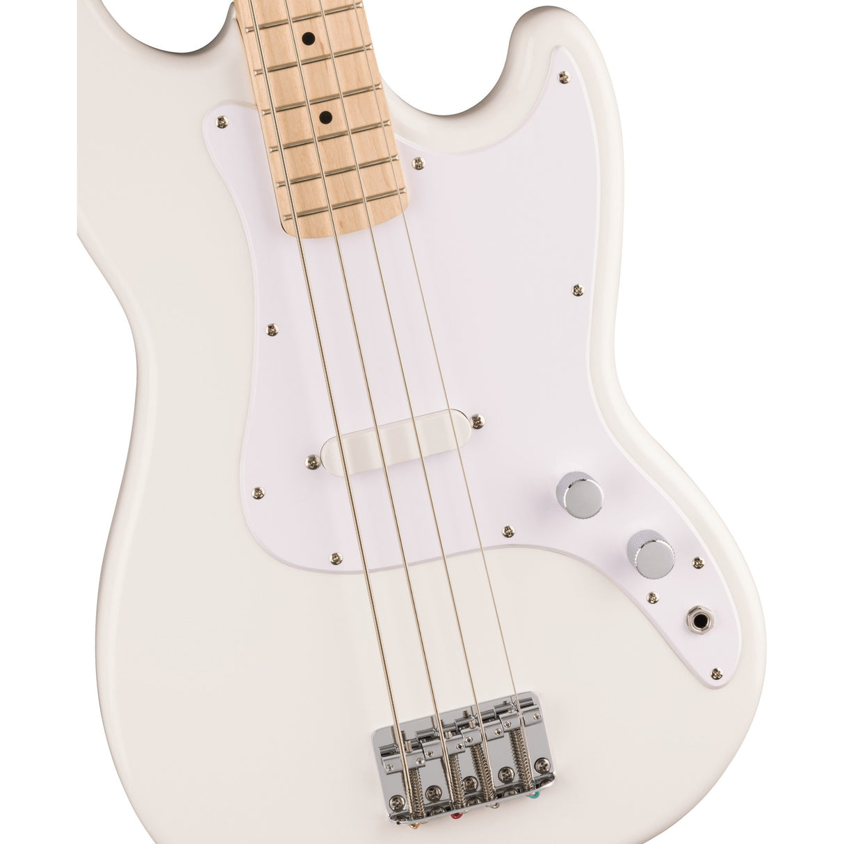 Squier Sonic Bronco Electric Bass Guitar - Arctic White