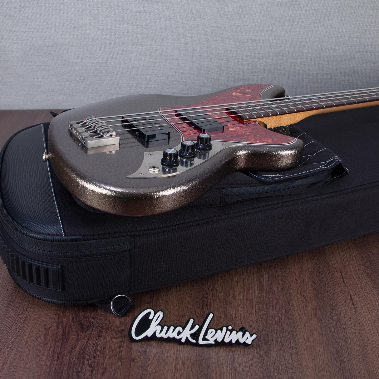 Novo Ivorus Electric Bass Guitar - Charcoal Sparkle - #25638