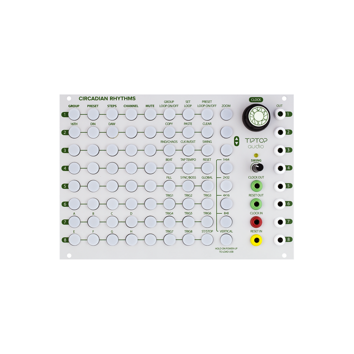Tiptop Audio Circadian Rhythms Performance Sequencer Module
