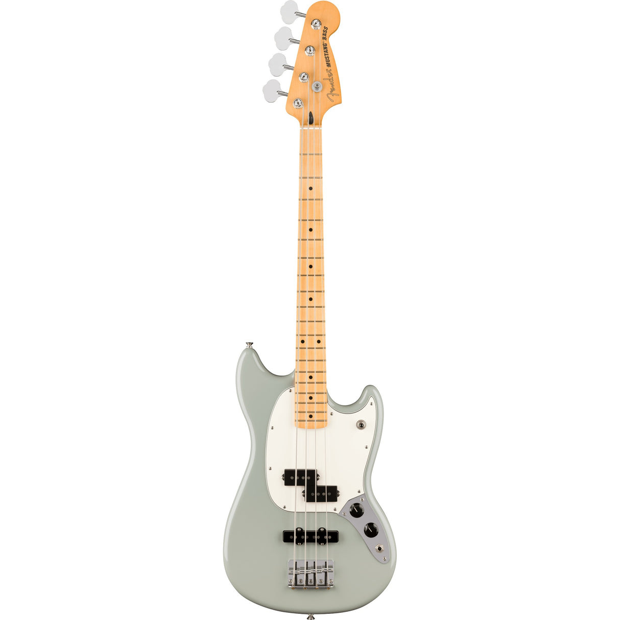 Fender Player II Mustang Bass PJ Electric Bass Guitar, Maple Fingerboard - Cactus Gray