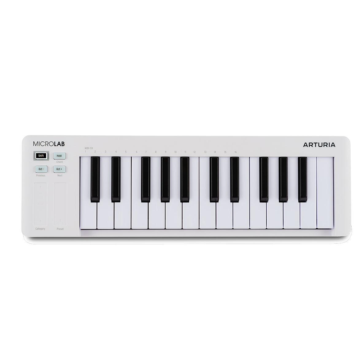 Arturia Microlab Mk3 Midi Controller - White - Mint, Open Box
