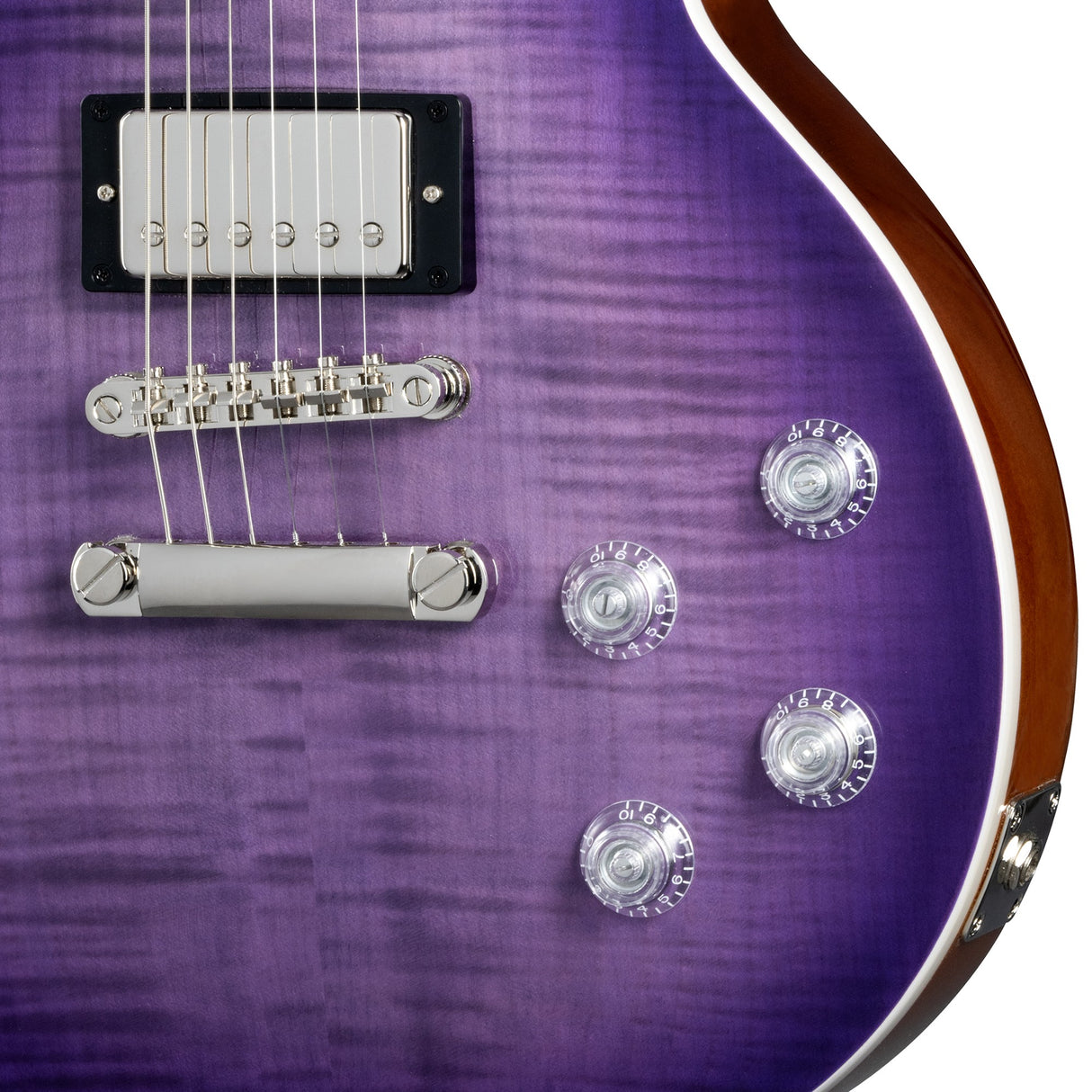 Epiphone Les Paul Modern Figured Electric Guitar - Purple Burst - Preorder