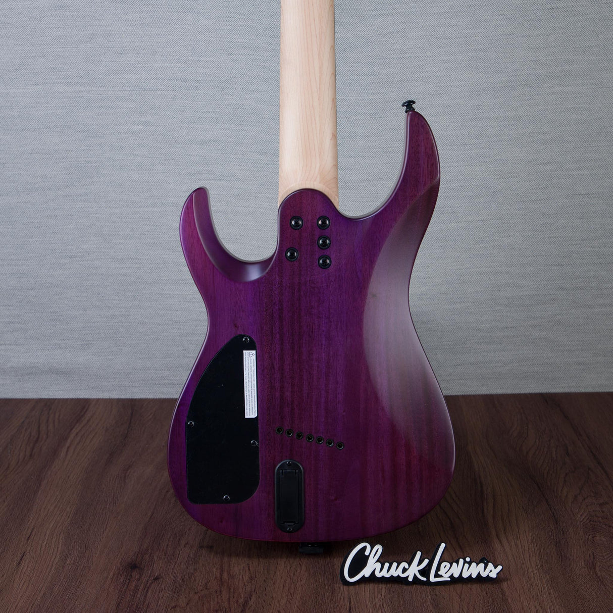 Legator N7FSS Ninja Super Shred Multiscale 7-String Electric Guitar - Satin Purple QM - #IM25090086