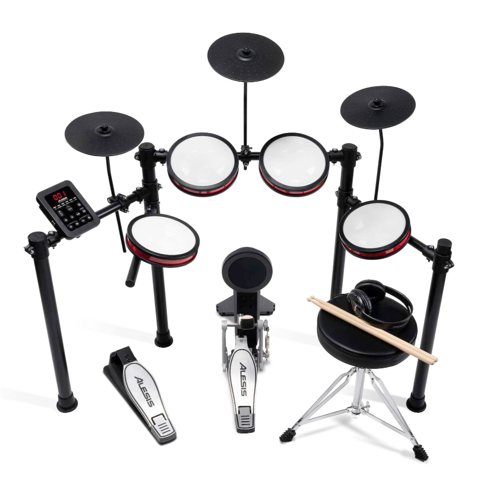 Alesis Turbo Pro Eight-Piece Electronic Drum Kit with Bluetooth