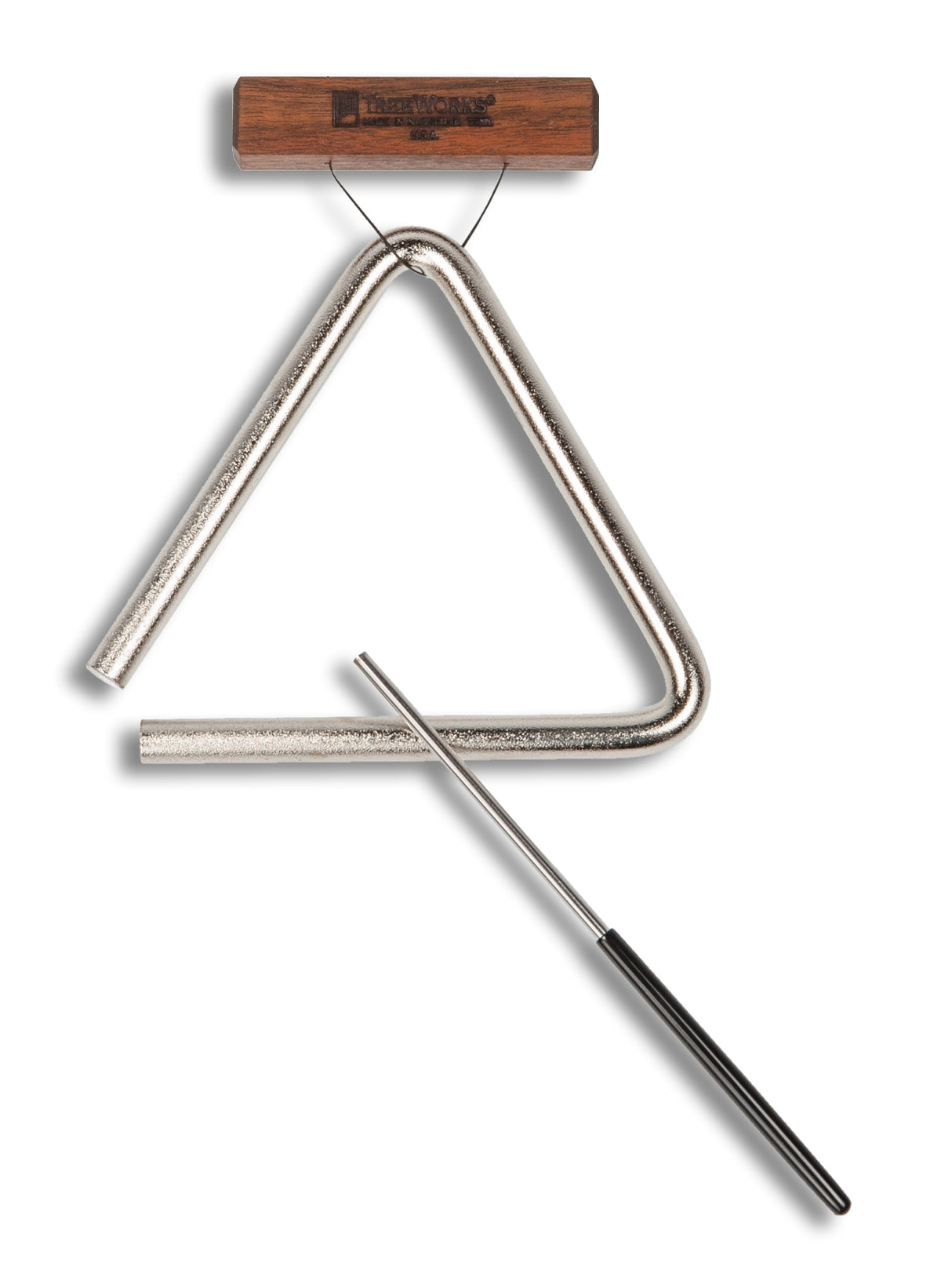TreeWorks TRE-HS06 6-Inch Triangle W/ Beater/Striker & Holder
