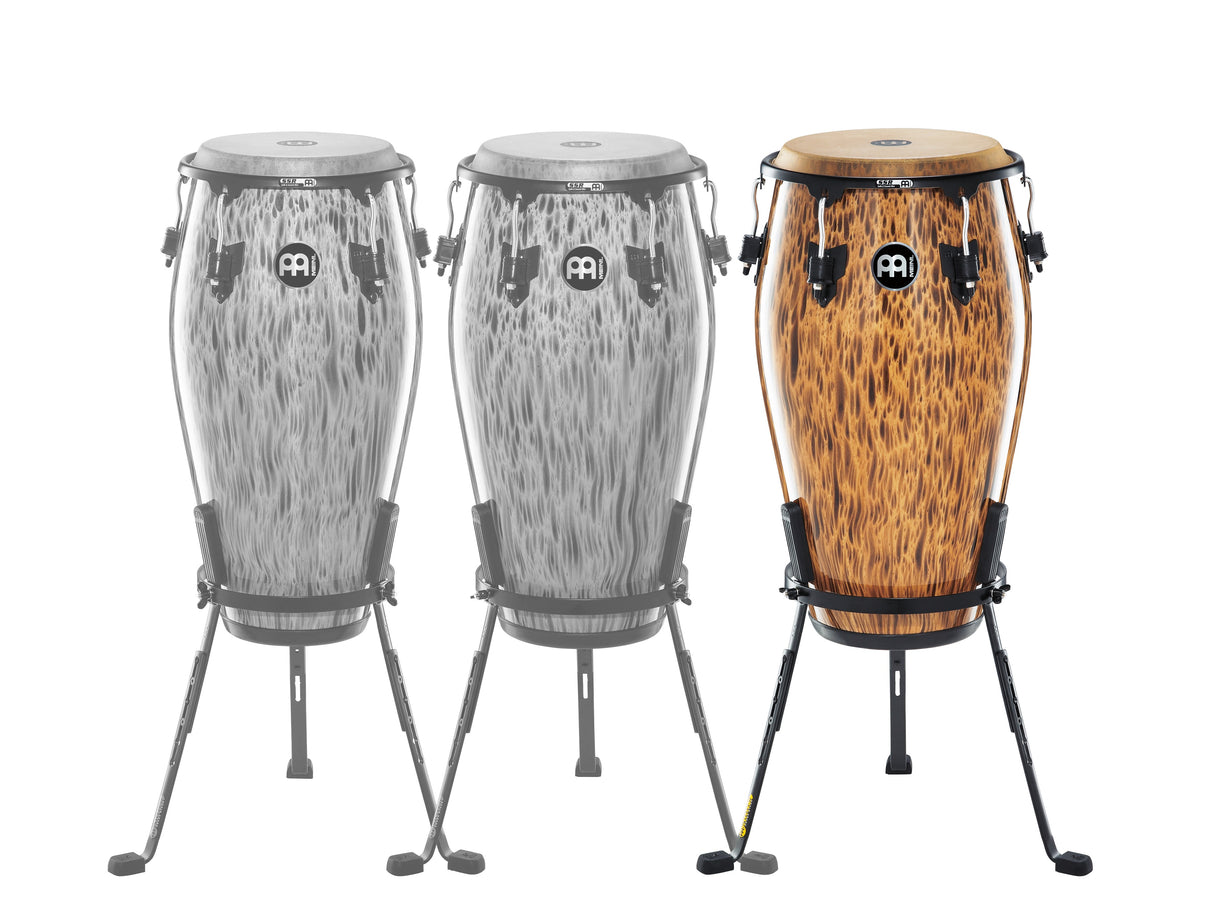 Meinl MCC1212LB Marathon Designer 12 1/2" Tumba w/Stand-Leopard Burl