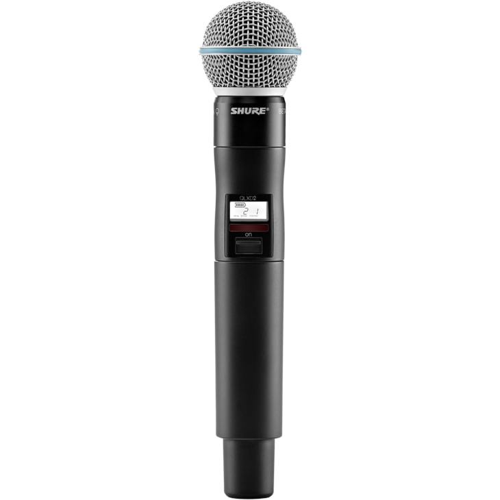 Shure QLXD2/B58 Wireless Handheld Transmitter - G50 Band - Mint, Open Box