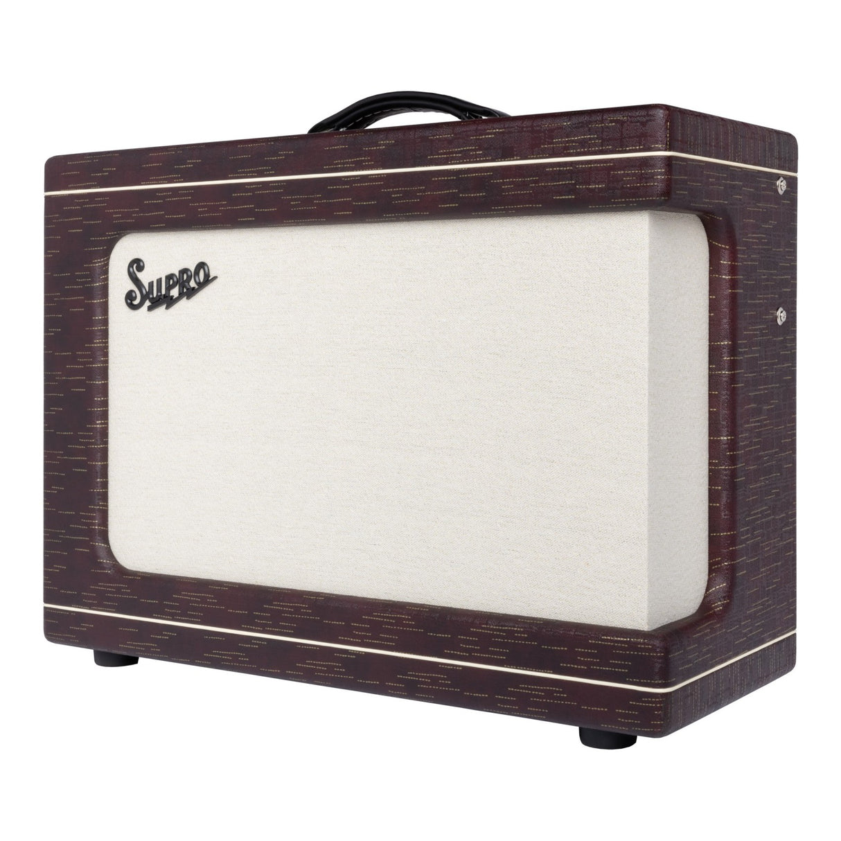 Supro Ambassador Custom 2x10-Inch 50-Watt Combo Tube Guitar Amplifier - Burgundy Gold Scandia - New