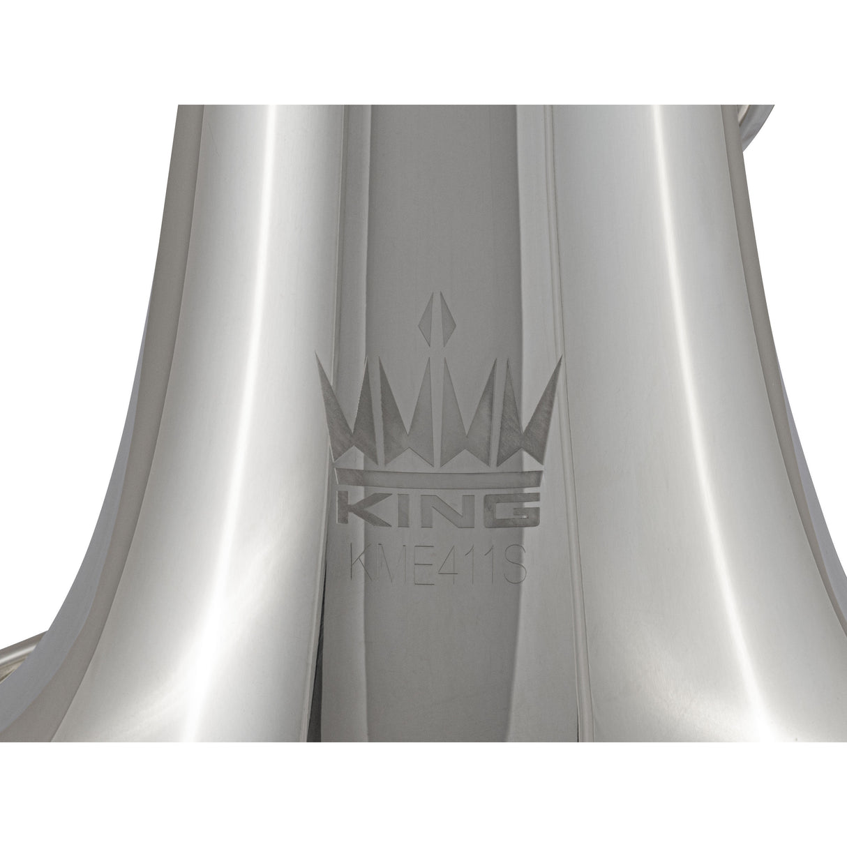 King KME411S Performance Marching Euphonium - Silver-Plated