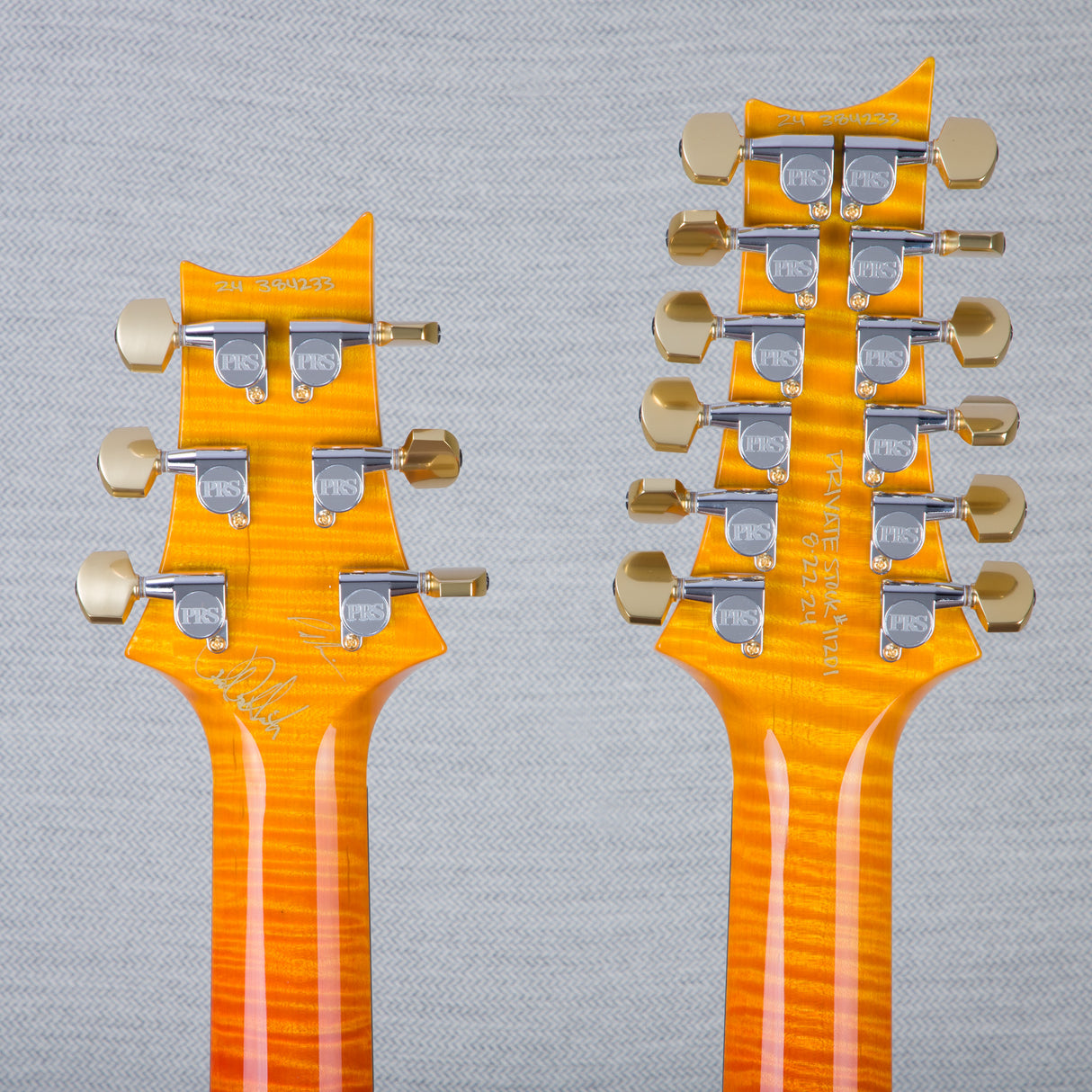 PRS Private Stock Custom 24 Double-Neck 6/12 String Electric Guitar - Indian Ocean Sunset Glow - #0384233