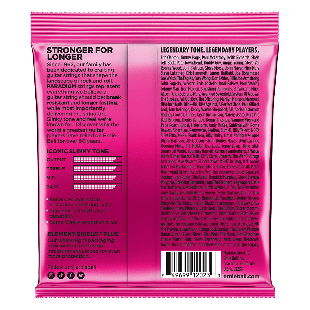 Ernie Ball 2023 Super Slinky Paradigm Electric Guitar Strings - .09-.042