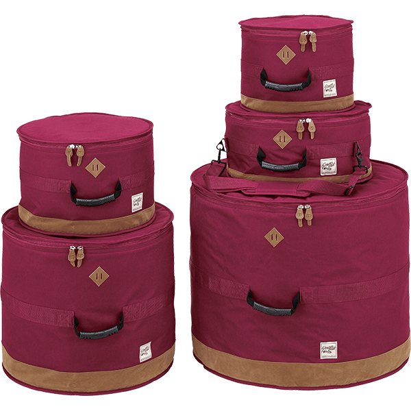 Tama TDSS52KWR Powerpad Designer Drum Bag Set - New,Wine Red
