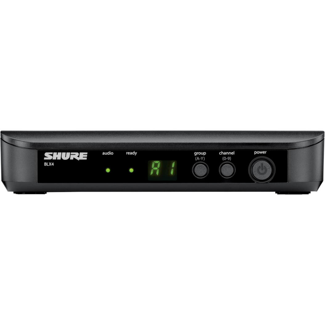 Shure BLX4 Receiver for BLX Analog Wireless System - H11 Band - New