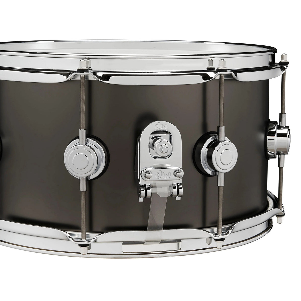 DW 7 x 13-Inch Collector's Series Metal Brass Snare Drum - Satin Black