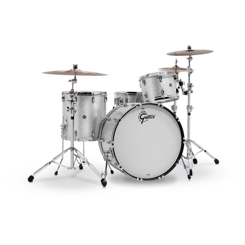 Gretsch Brooklyn 3 Piece Shell Pack With 20 Inch Bass Drum - Silver Sparkle GB-E403-012
