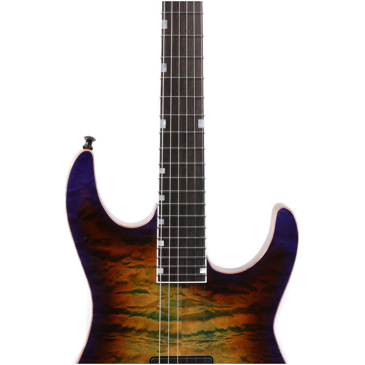 ESP USA M1 Deluxe FR Quilt Maple Top Electric Guitar - Lynch Burst - #US22269