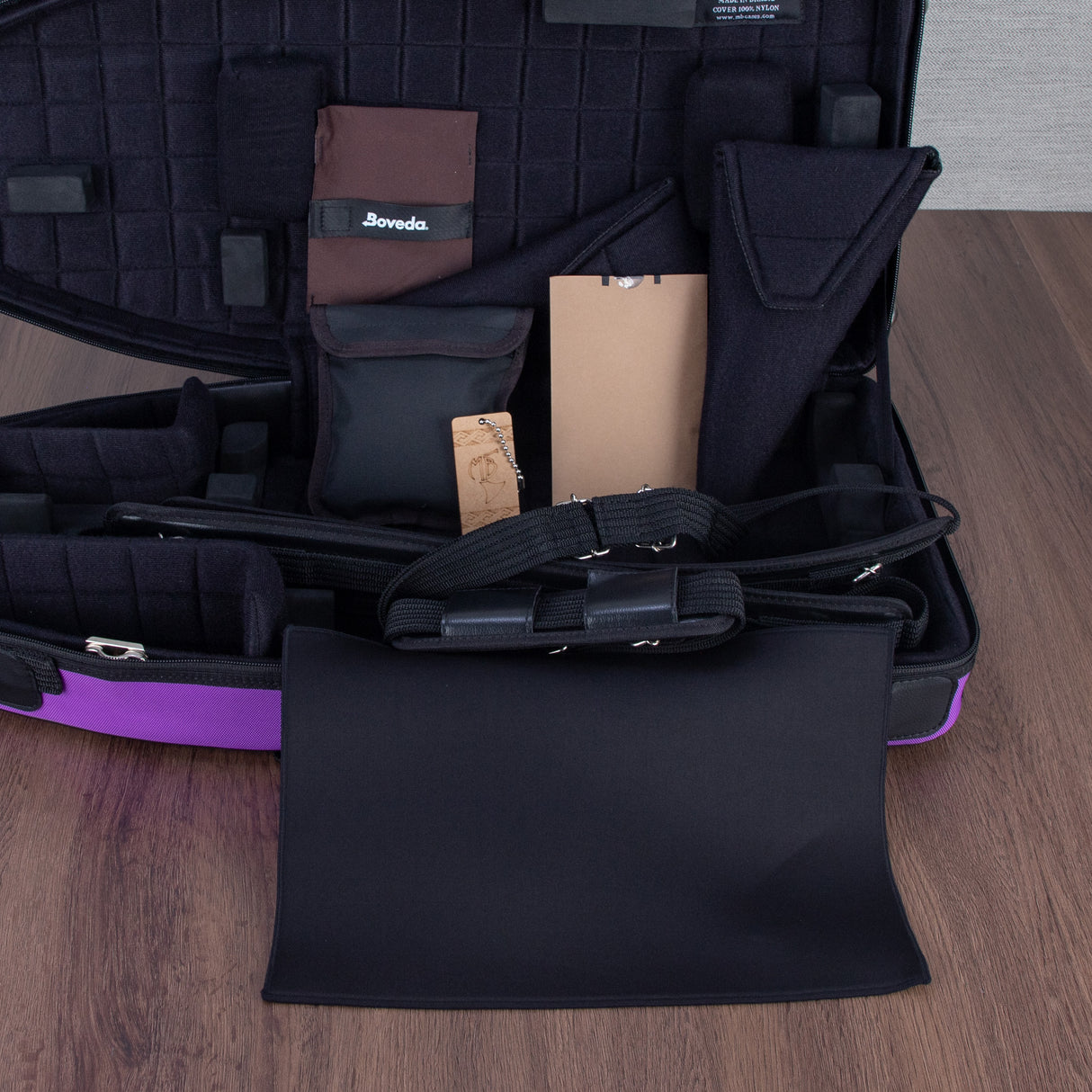 Marcus Bonna MB-1 Standard Bassoon Case with Matching Bocal Case - Purple