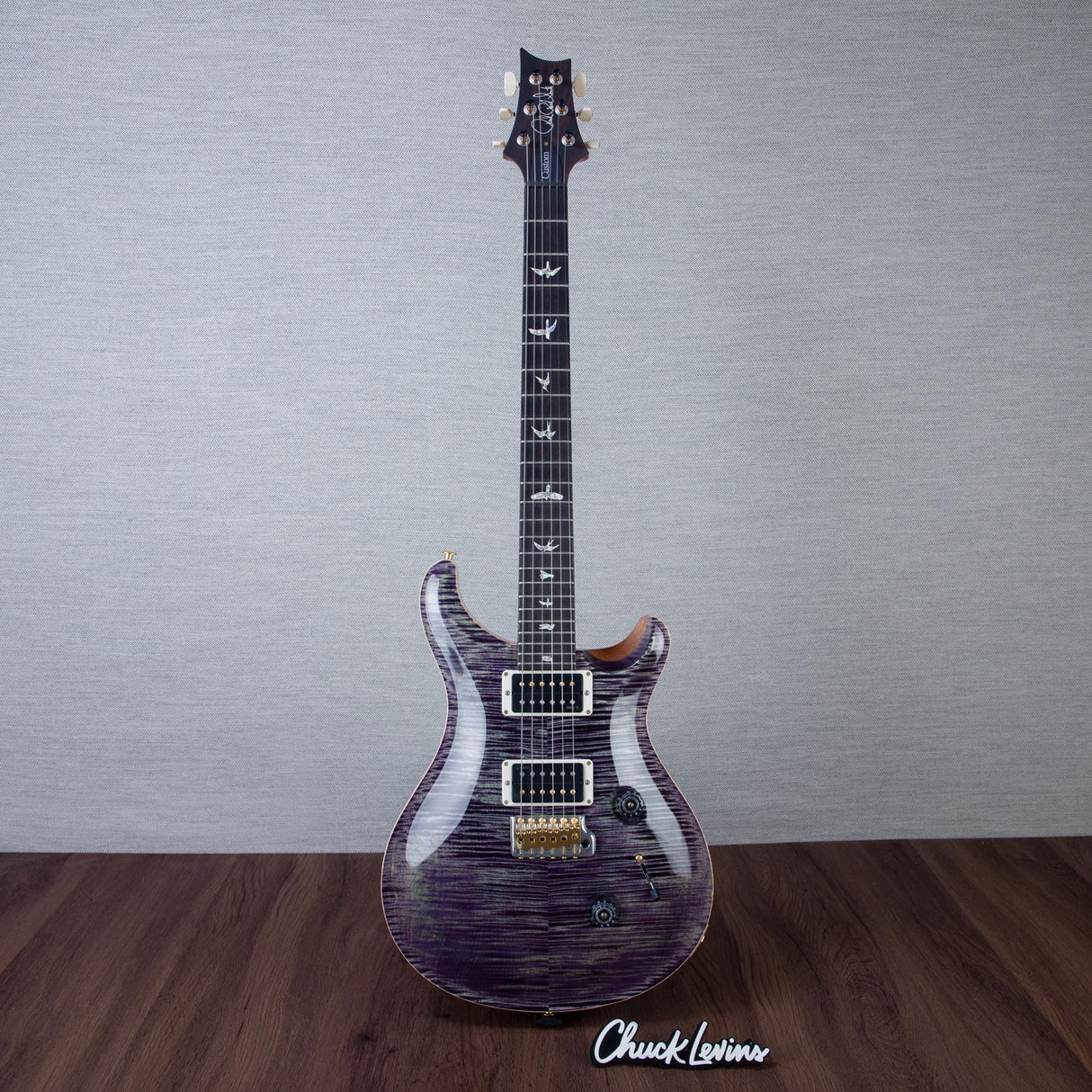 PRS Custom 24 10-Top Solid Body Electric Guitar - Aurora Borealis - #0410275