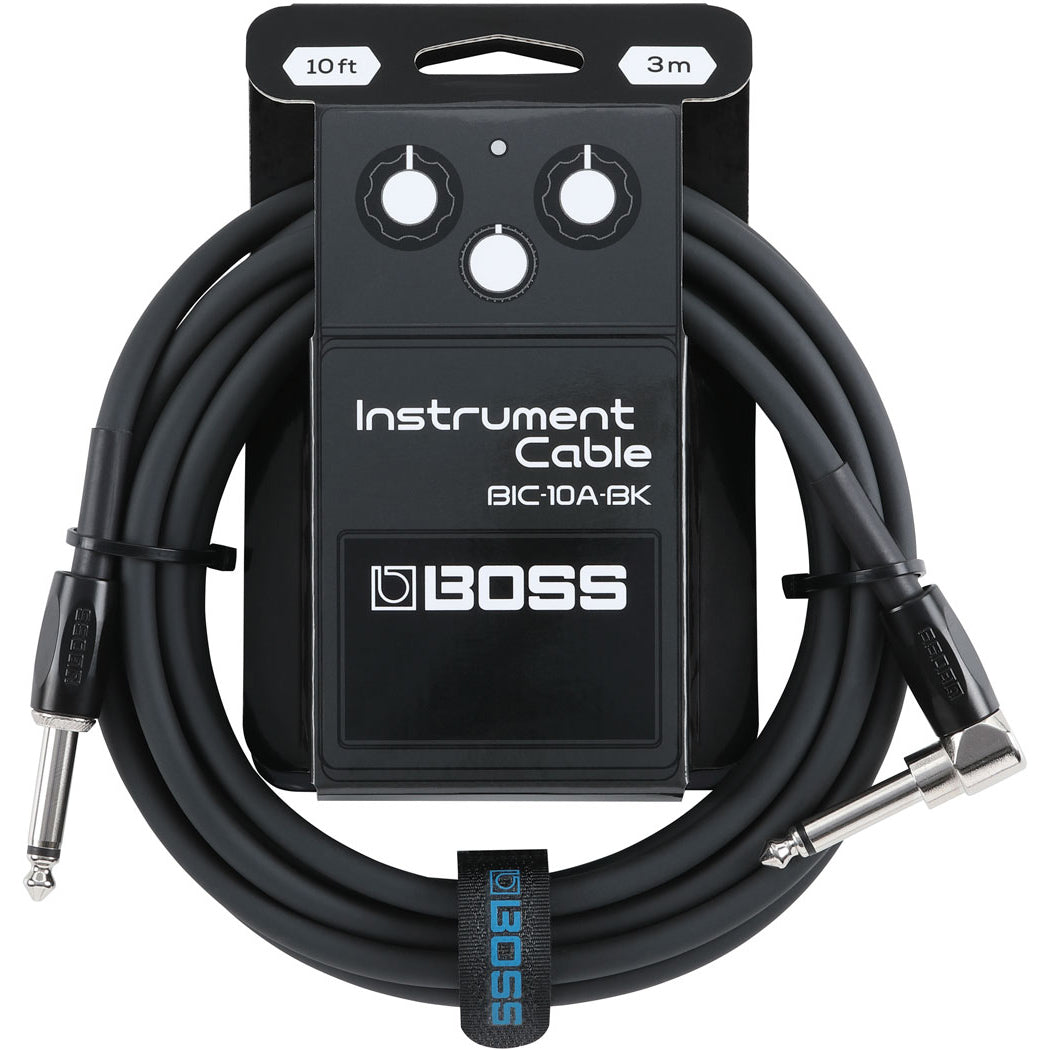 Boss BIC-10A Straight to Right Angle Instrument Cable