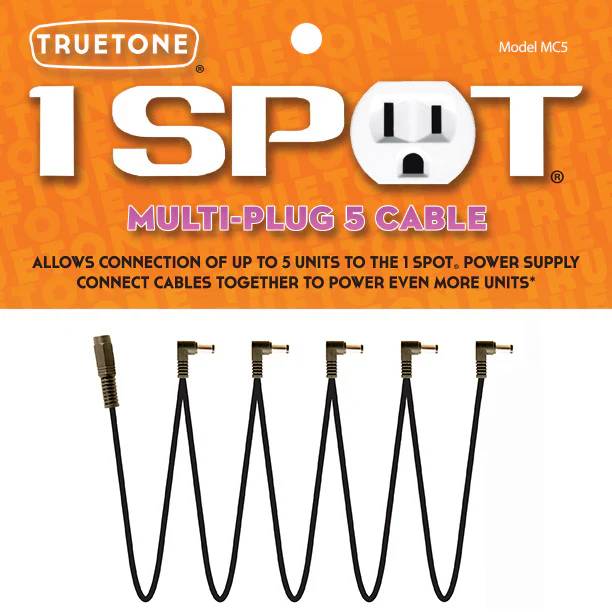Truetone 1 SPOT Multi-Plug 5 Cable