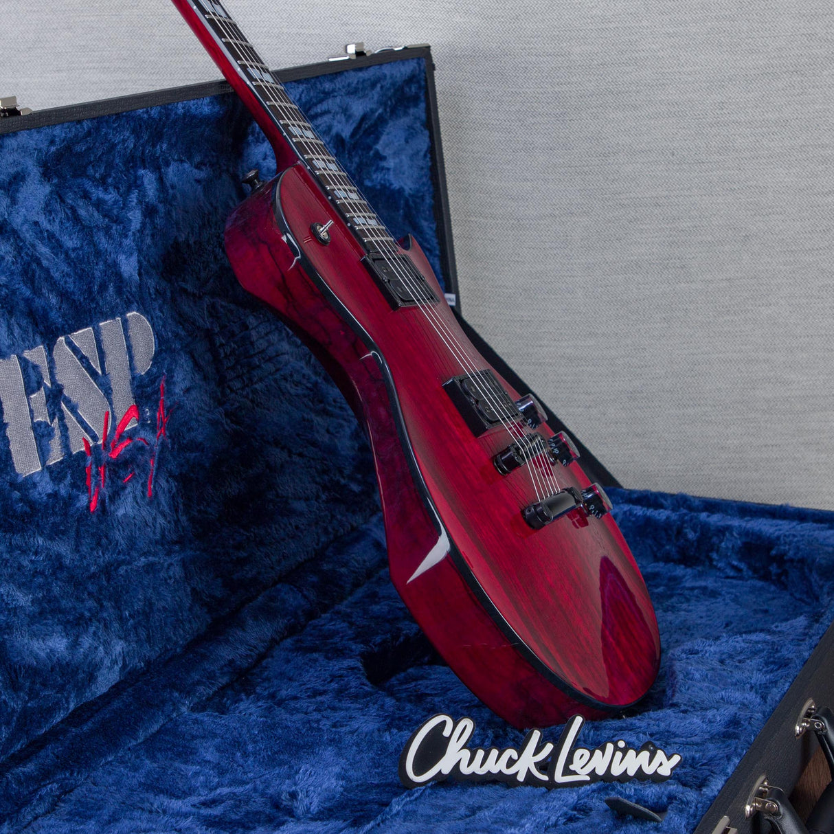 ESP USA Limited Edition Eclipse Electric Guitar - Black Limba - #US25415